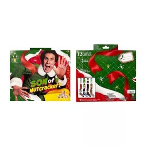 Warner Bros Elf Advent Calendar 12 Pair Crew Socks